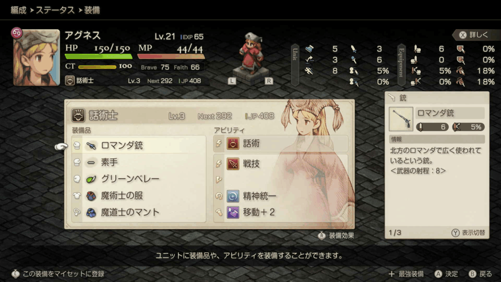 話術師orアイテム士＋戦技